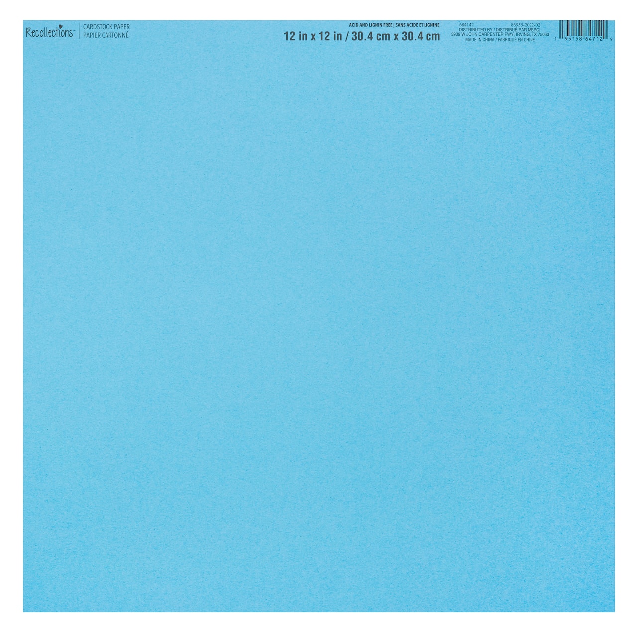 60 Pack: Smooth Solid Cardstock Paper by Recollections™, 12" x 12"